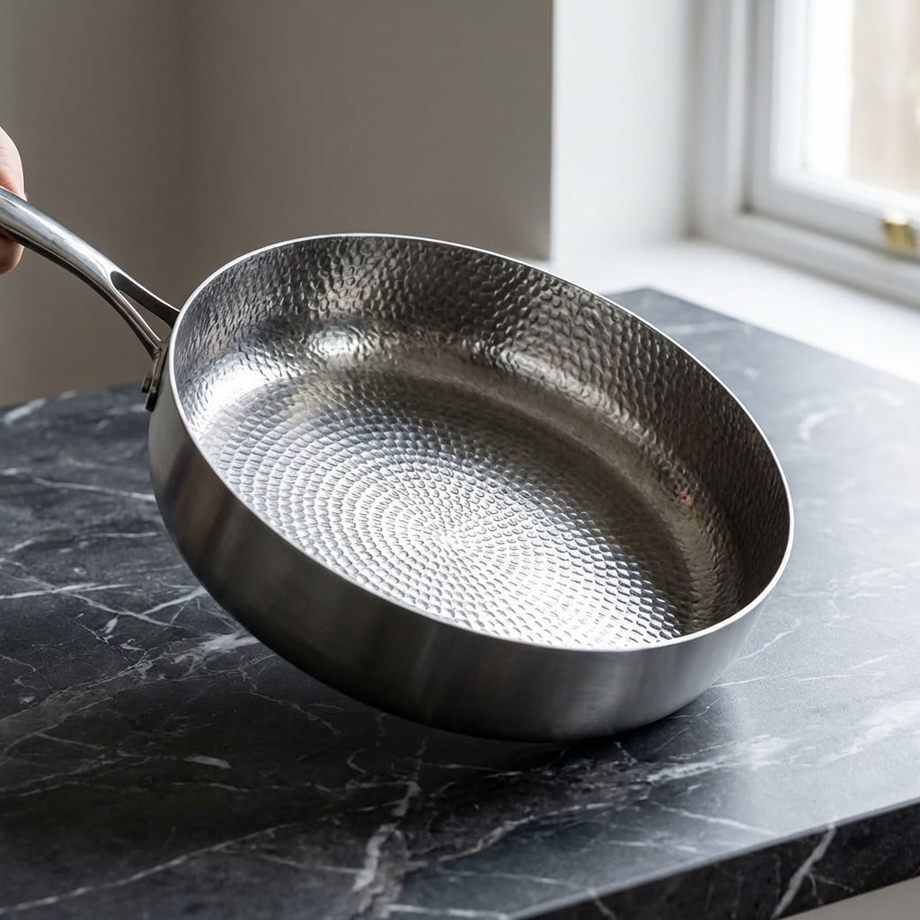 Pure Titanium Frying Pan — Deep, Scratch-Resistant, Multiple Sizes - Desfino