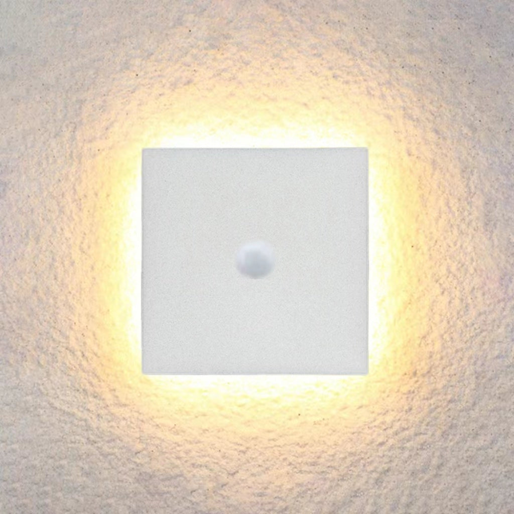 AeroLume Applique murale d’extérieur LED ronde, noire et blanche - Desfino