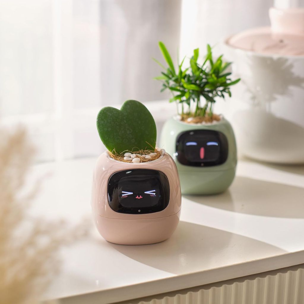 NexiLeaf Smart Planter — 70 Animations, Alexa Connected - Desfino