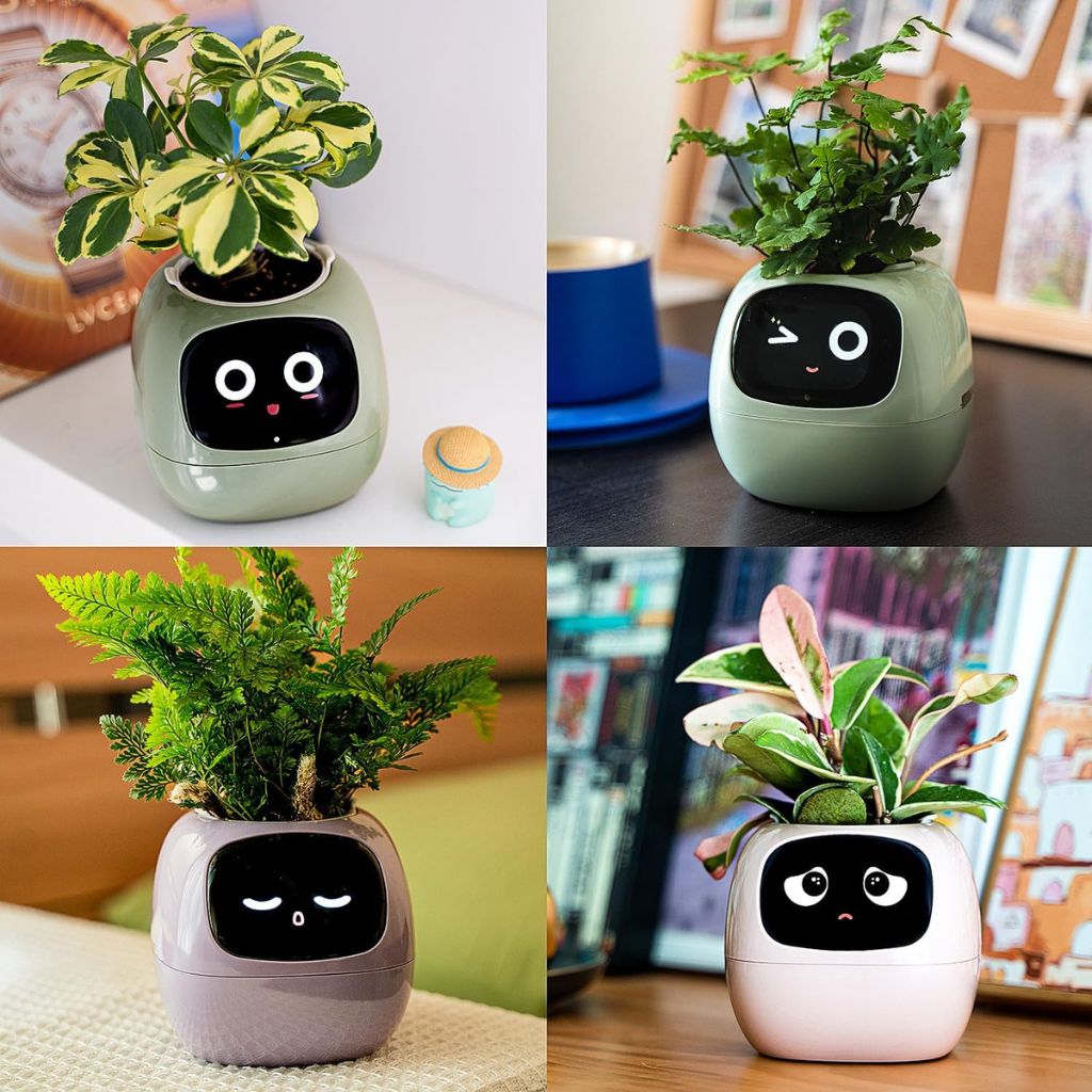 NexiLeaf Smart Planter — 70 Animations, Alexa Connected - Desfino