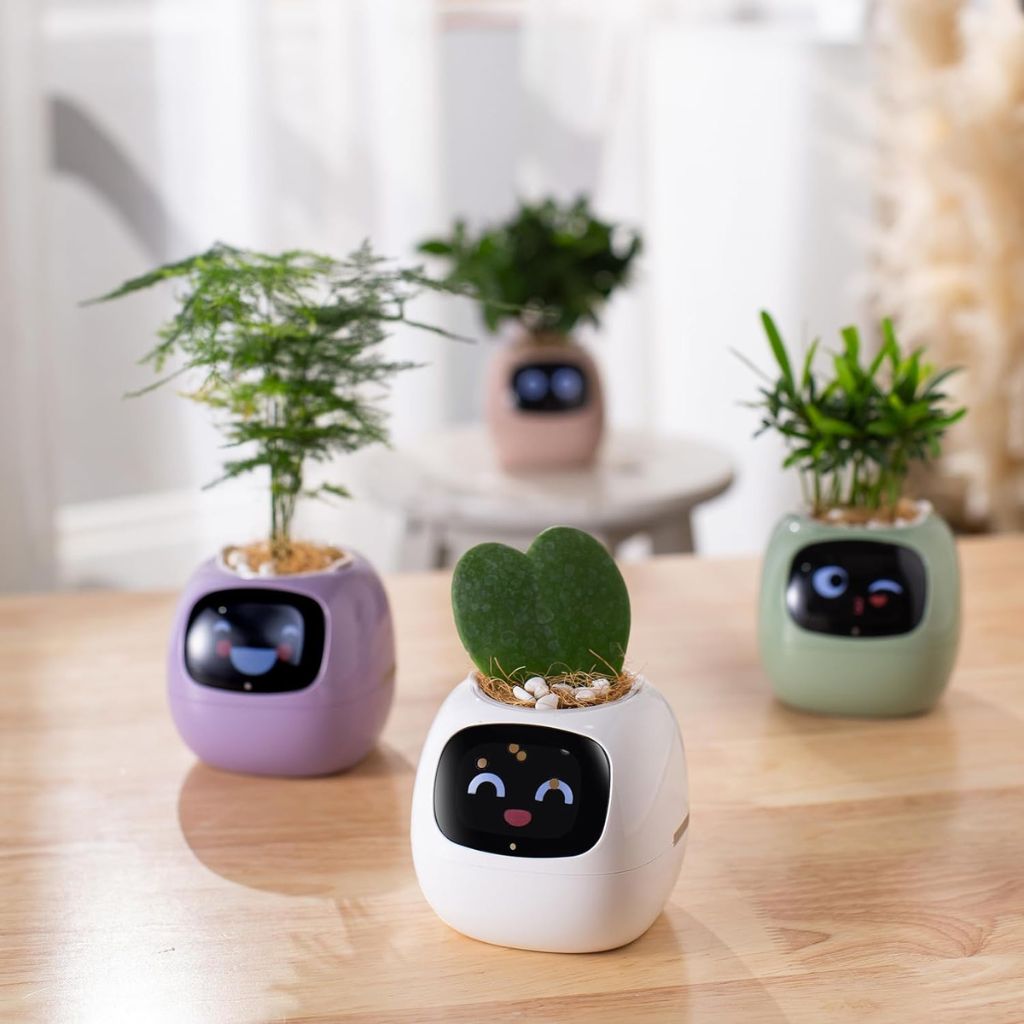 NexiLeaf Smart Planter — 70 Animations, Alexa Connected - Desfino