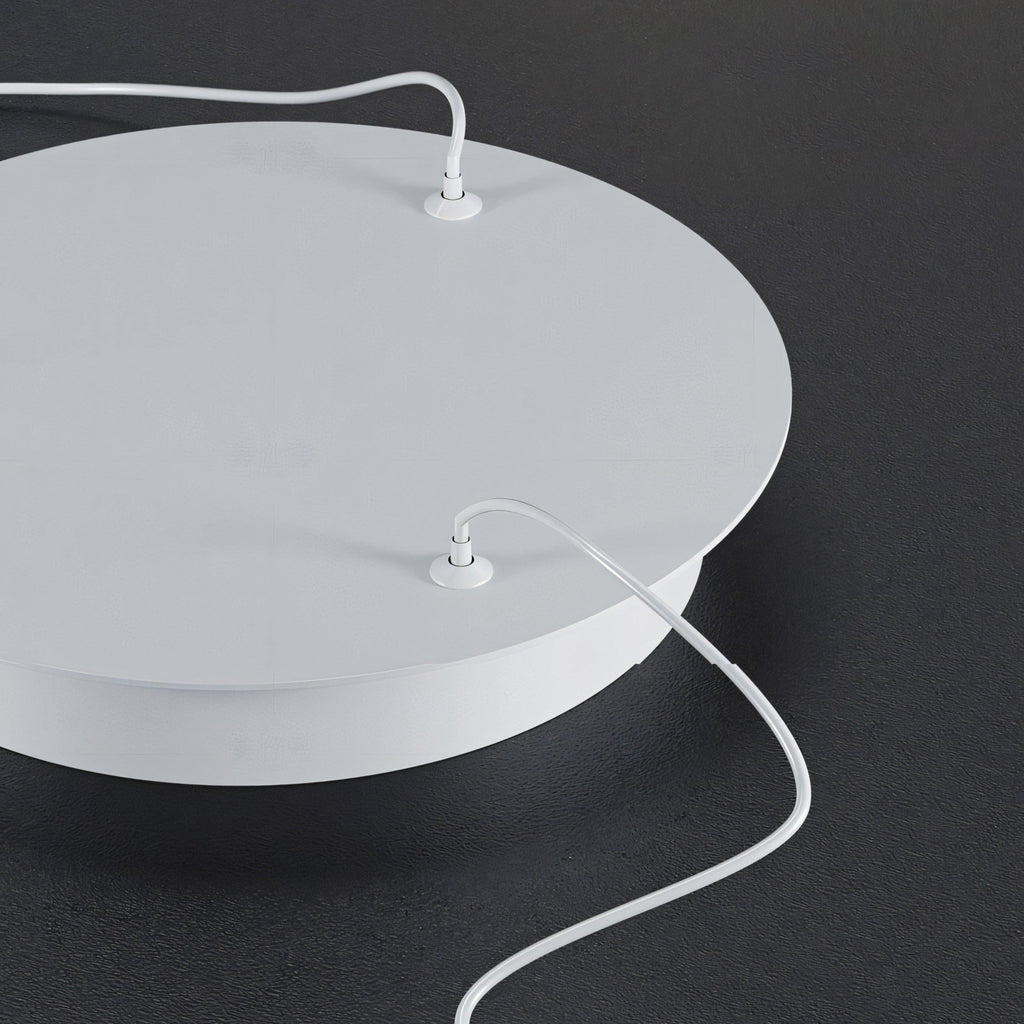 Marvella Interlocking Ring Chandelier — Geometric Light Fixture - Desfino