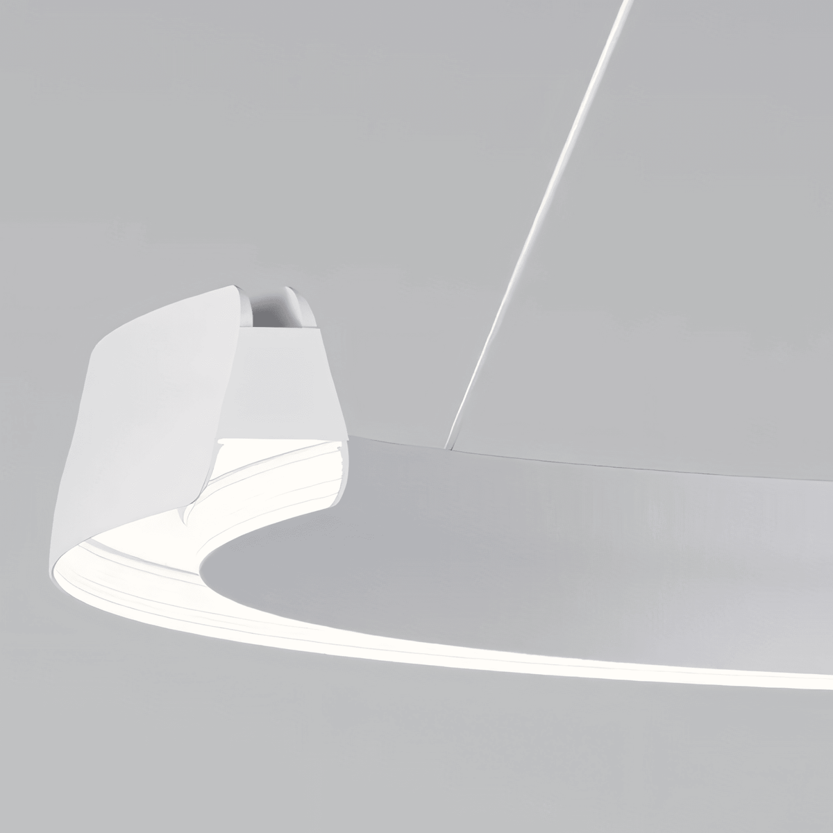 Marvella Interlocking Ring Chandelier — Geometric Light Fixture - Desfino