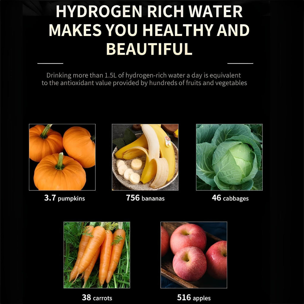 Borraccia ionizzatrice d’acqua all’idrogeno NovaHydro Elite 5000ppb — SPE PEM - Desfino