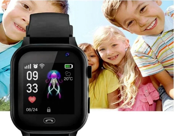 NaviKid 4G 儿童智能手表 - GPS、视频通话、SOS 和游戏 - Desfino
