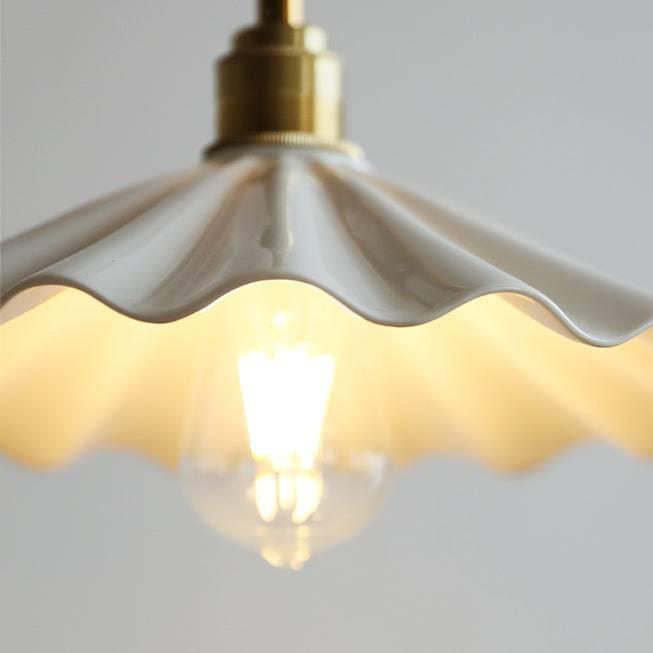 LunaCore hanglamp van gestructureerd keramiek - lampenkap voor kookeiland | Desfino