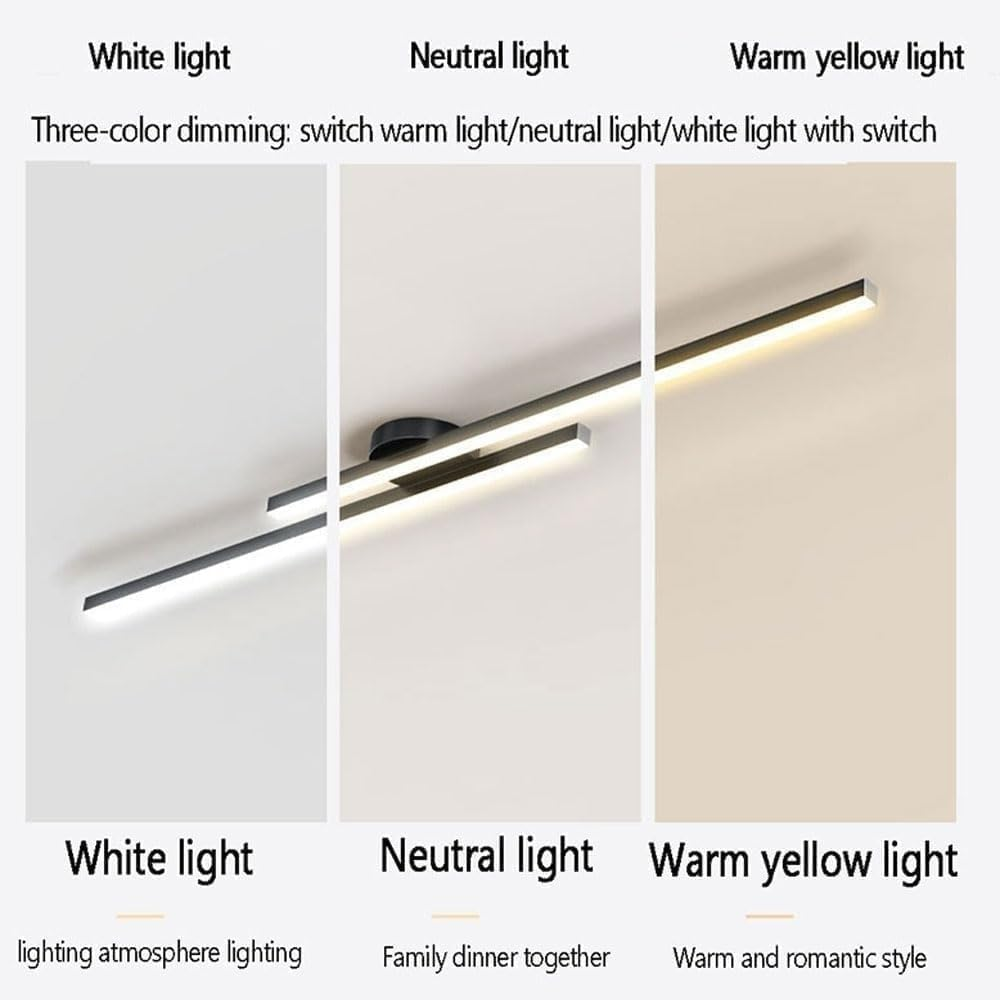 Astrella 铝制 LED 半吸顶灯 — 4 cm 超薄外形 - Desfino