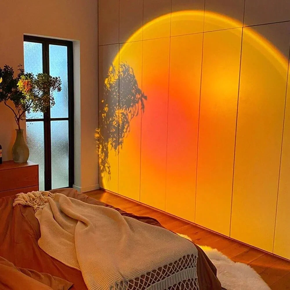 Solstice Sonnenuntergang-Projektorlampe — Einstellbare Ambientebeleuchtung | Desfino