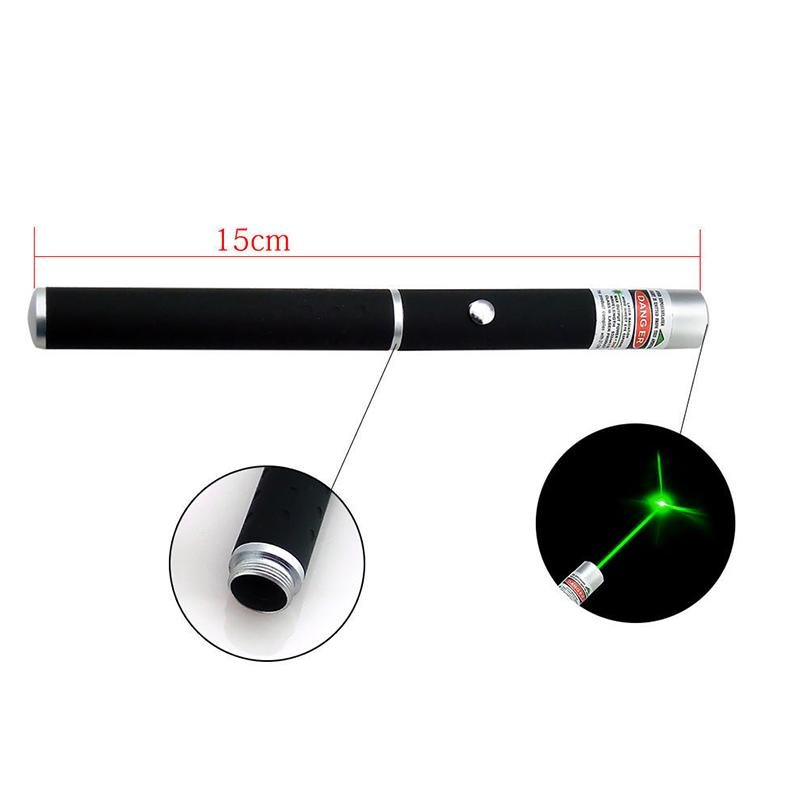 Ponteiro Laser Laservisier 5MW — Modos Vermelho, Verde e Azul - Desfino