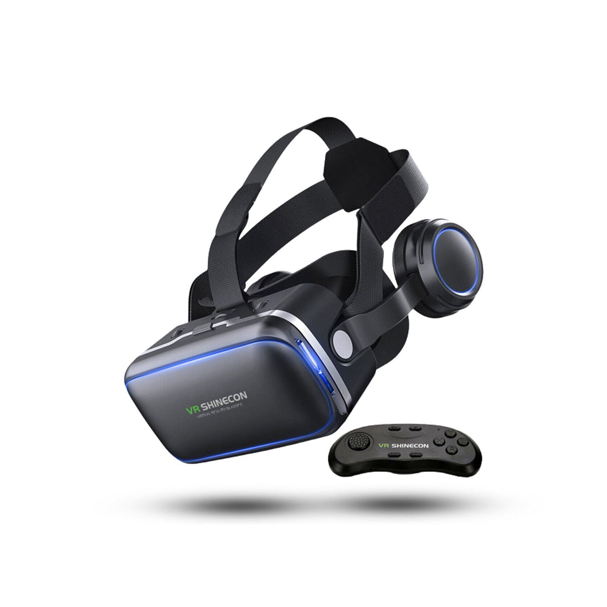 Zestaw słuchawkowy VR VortexView 360° do smartfona — pilot Bluetooth - Desfino