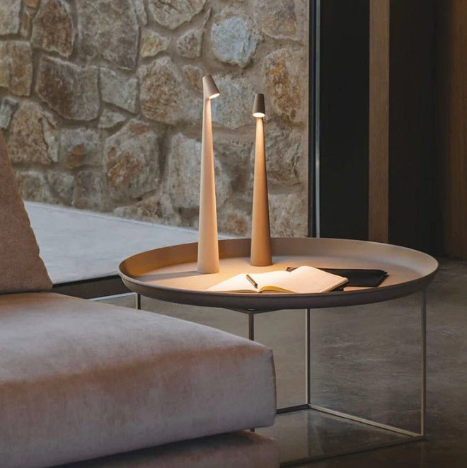 Nordic minimalistisk LED-bordlampe — Ledningsfri, trådløs design - Desfino