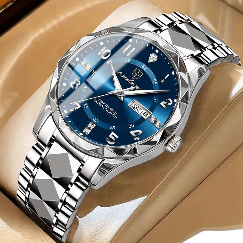 Averon Men's Titanium Waterproof Sport Watch — Digital-Quartz, 50M - Desfino