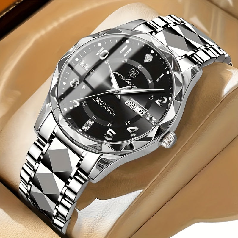 Averon Men's Titanium Waterproof Sport Watch — Digital-Quartz, 50M - Desfino