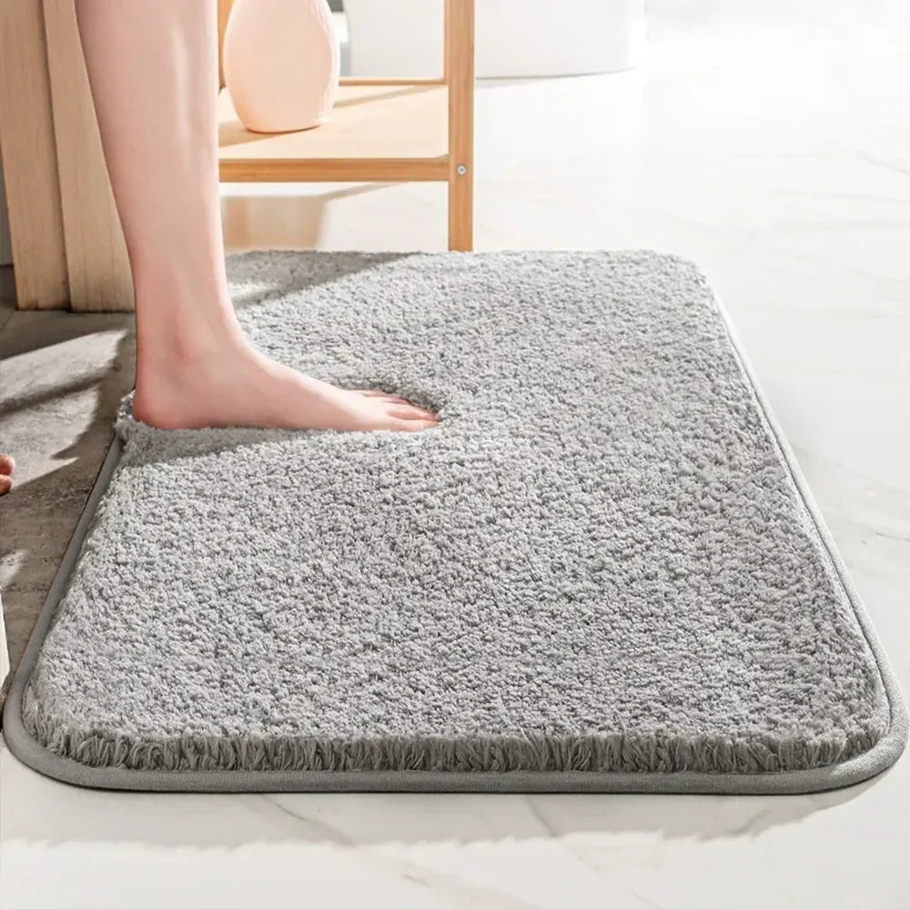 Tapete de banho macio em microfibra Auralle — Macio, absorvente de humidade - Desfino