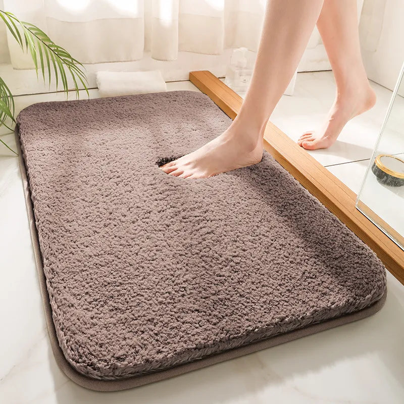 Aurelle Cloud Comfort Ultra Plush Bathroom Rug
