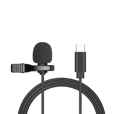 ميكروفون سلكي صغير Caliden — 3.5mm وUSB وType-C | Desfino