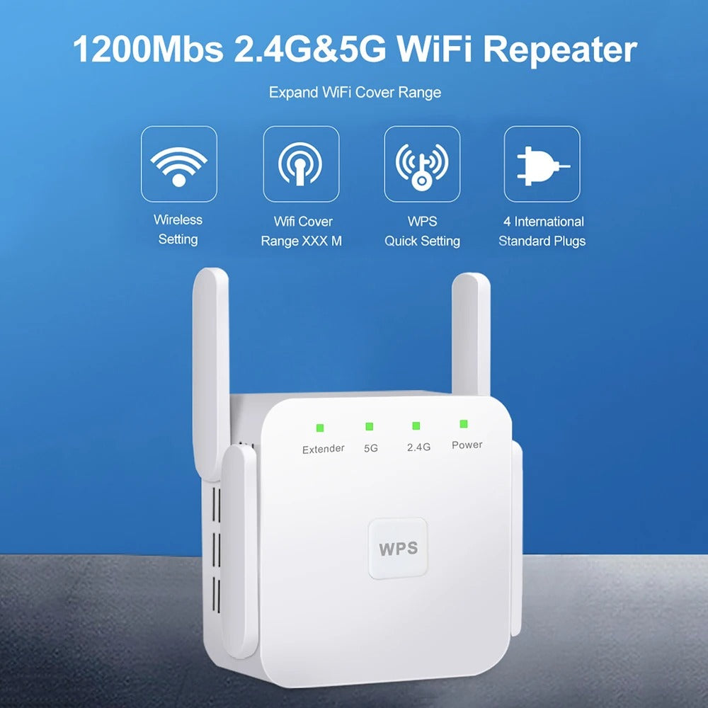 NetWave WiFi-förlängare — brittisk signalbooster och repeater för täckning i hemmet - Desfino