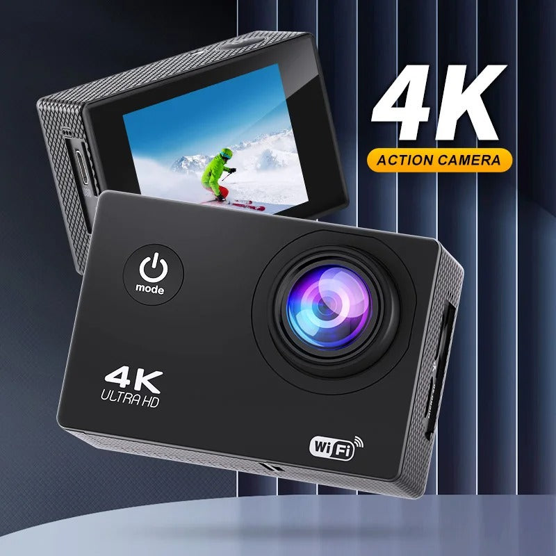 Cameră de acțiune Vexon 4K WiFi impermeabilă — pentru vlogging în aer liber | Desfino