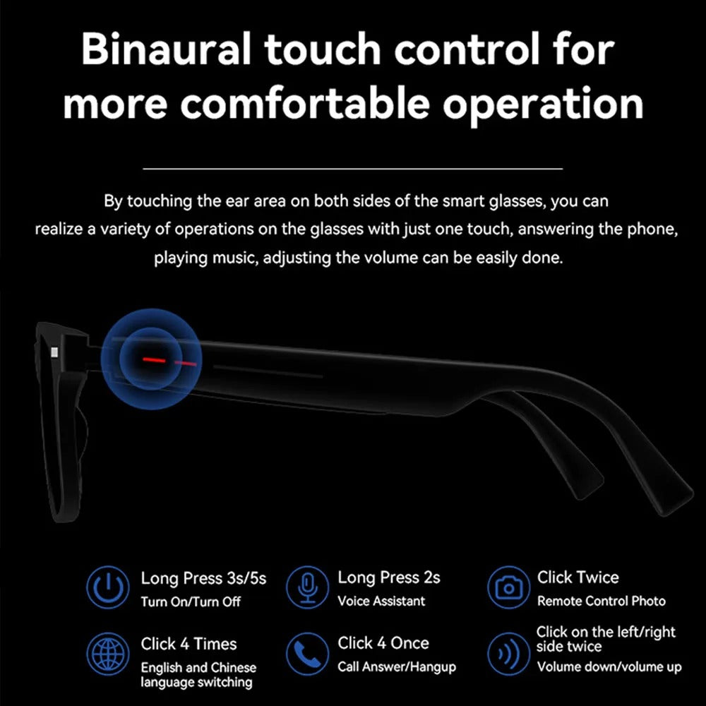 Aureli Smart Glasses — Blue Light Filter, Bluetooth Connectivity | Desfino