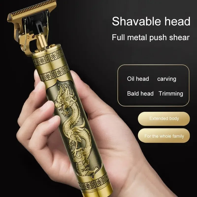 Aparador de cabelo profissional vintage Kirrea V9 para barbeiros - Desfino