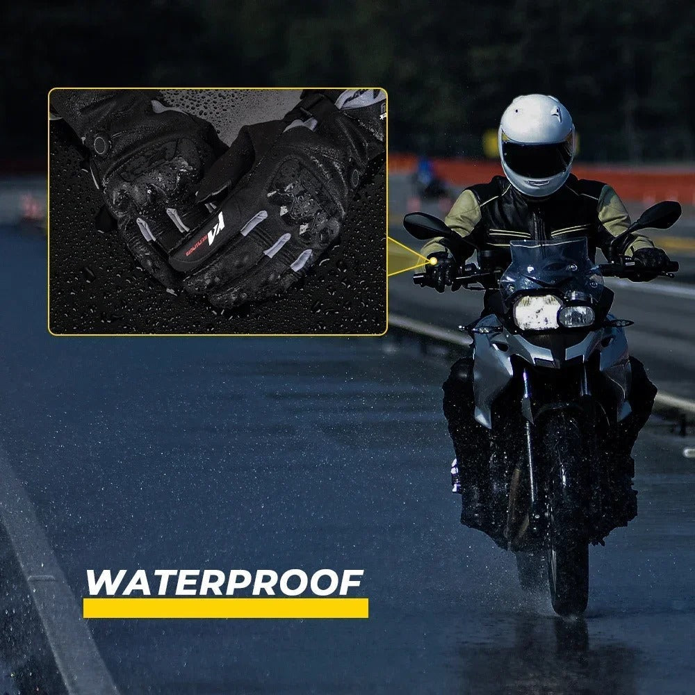 VeloWarm USB-aufladbare beheizte Motorradhandschuhe — 3 Heizstufen - Desfino