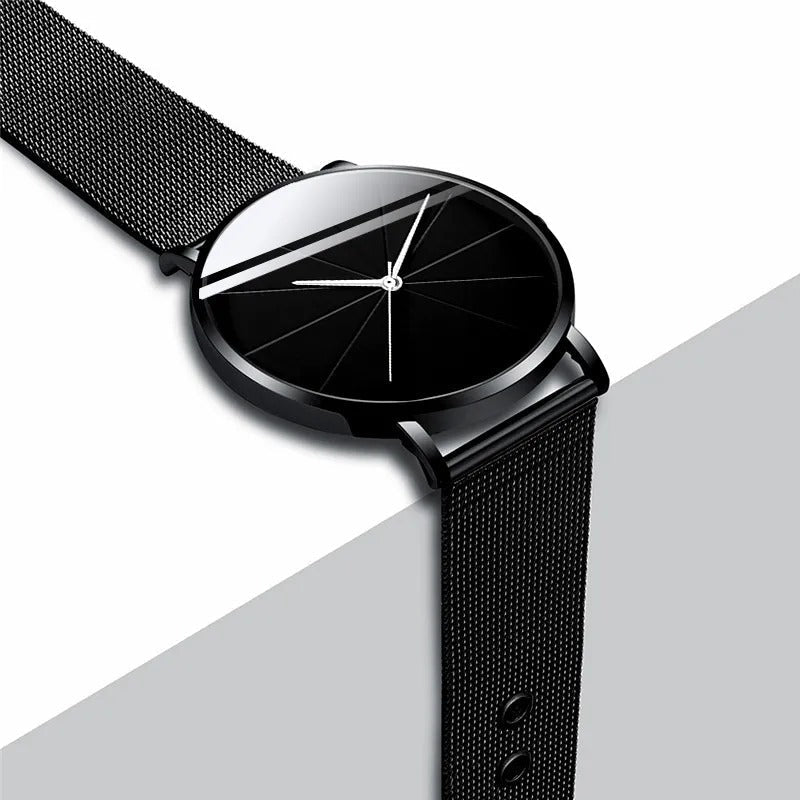 Pánské luxusní hodinky Aurion Crest 37mm — výrazný ciferník, pouzdro z nerezové oceli - Desfino
