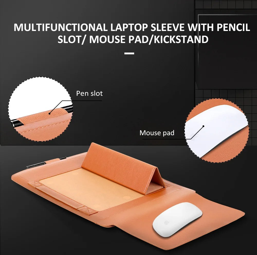 Θήκη laptop Kirev 4-σε-1 — Βάση, αποθηκευτικός χώρος και mouse pad - Desfino