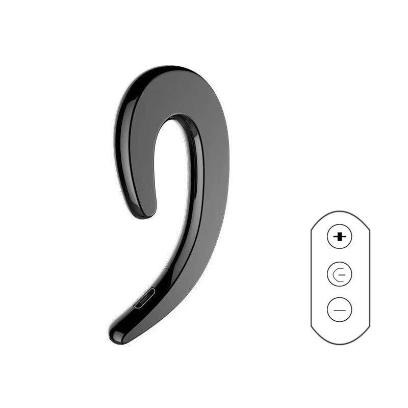 Flux Bluetooth-hörlurar med öppen design och öronkrok — brusreducering | Desfino