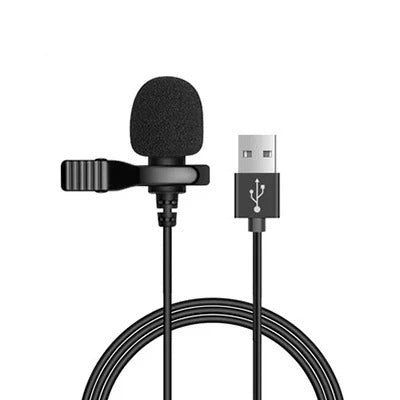 ميكروفون سلكي صغير Caliden — 3.5mm وUSB وType-C | Desfino