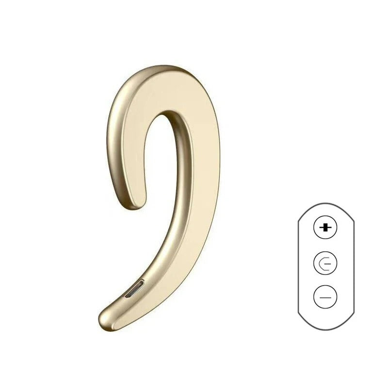 Flux Bluetooth-hörlurar med öppen design och öronkrok — brusreducering | Desfino