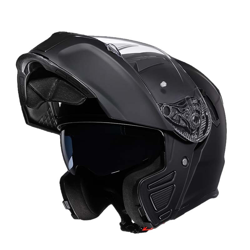 Casque de moto modulable — DOT & ECE, double visière, doublure lavable - Desfino