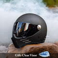 Casco integrale da motociclista Bikerslifestyle — Certificato DOT ed ECE, doppio anello a D - Desfino