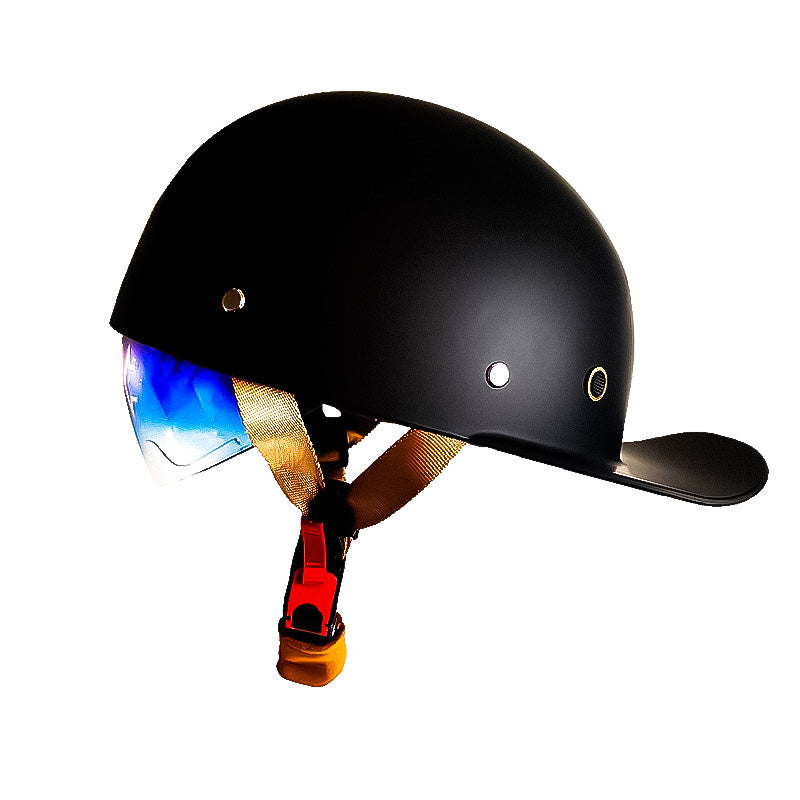 OrionRide DOT-Halbhelm — ABS-Schale im Baseball-Stil für Motorräder - Desfino