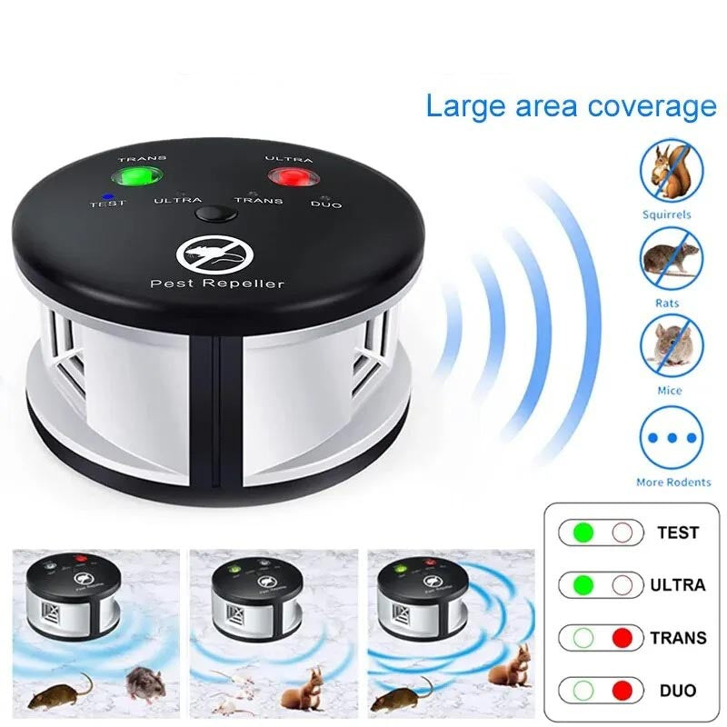 Repelente ultrassónico de pragas SonicGuard para ratos e ratazanas — 25–60kHz - Desfino