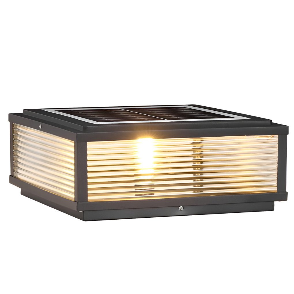 Czarna wodoodporna lampa LED do montażu na pomostach — 12W, 3-stopniowe ściemnianie - Desfino