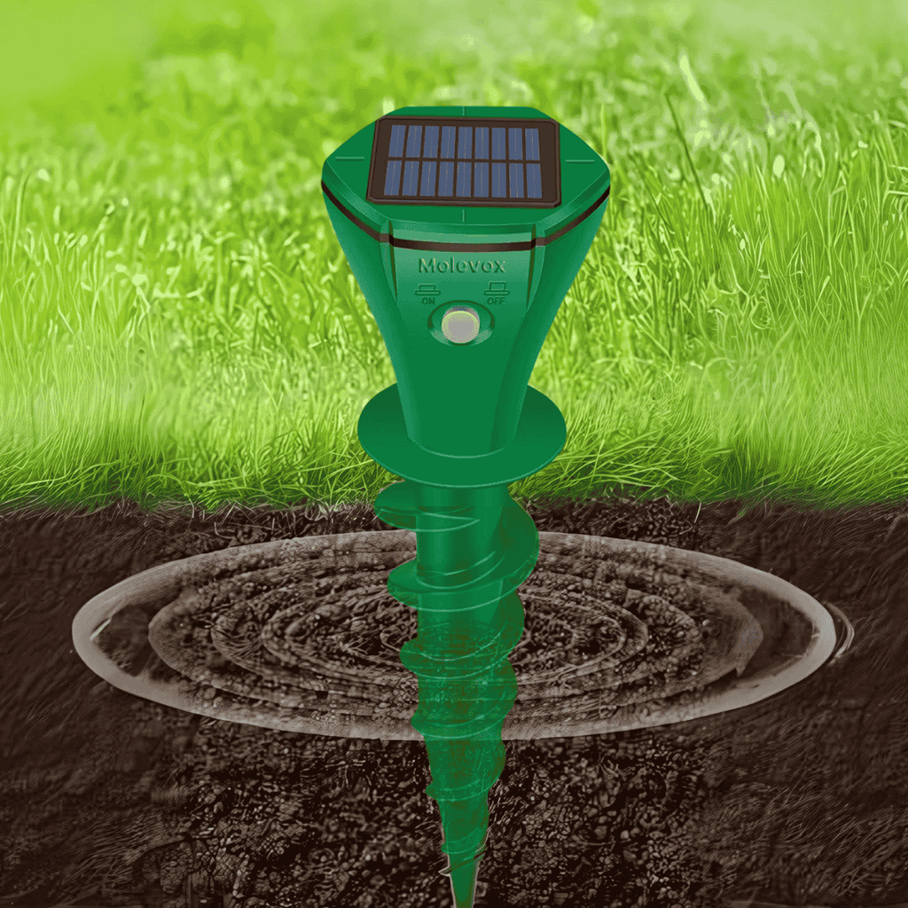 Solar-Powered Ground Pest Repeller — 2 Pack
