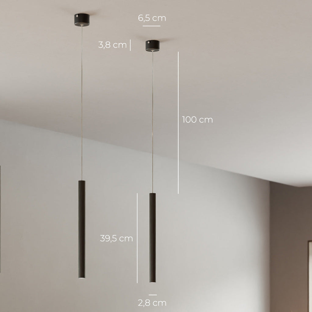 AeroLume minimalistisk pendellampe — effektiv LED-belysning