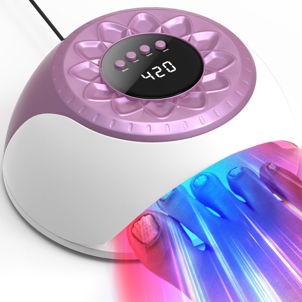 Dispositivo de renovación de uñas — terapia de luz azul de 470nm y roja de 650nm - Desfino