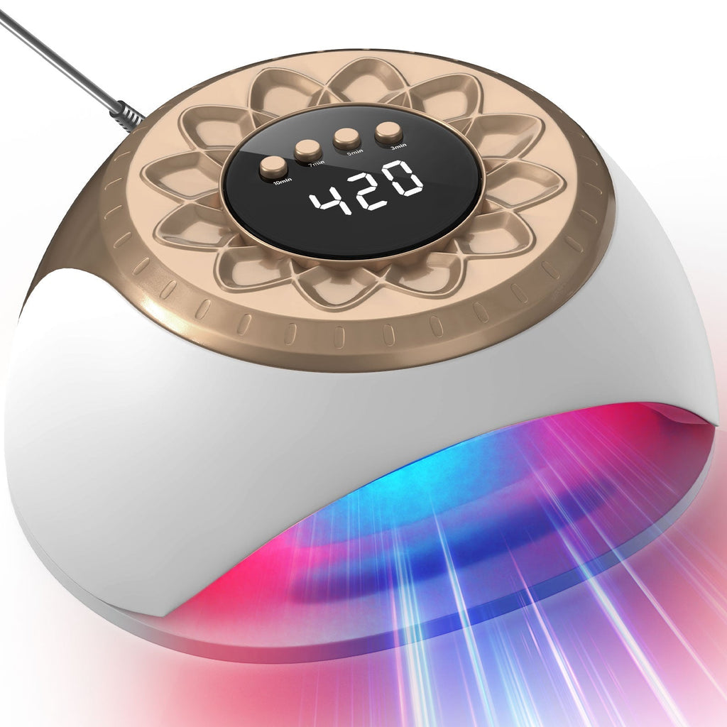 Lichttherapiegerät zur Nagelerneuerung — Blaulichtsystem mit 470 nm und Rotlichtsystem mit 650 nm