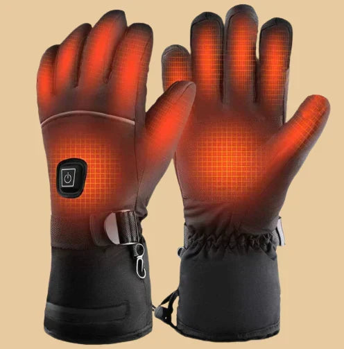 Gants chauffants ThermaGrip — 3 modes de chaleur, embouts tactiles, chauffage pendant 8 h - Desfino