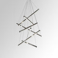 Vespera Nested Bar Chandelier — Layered Linear Silhouette - Desfino