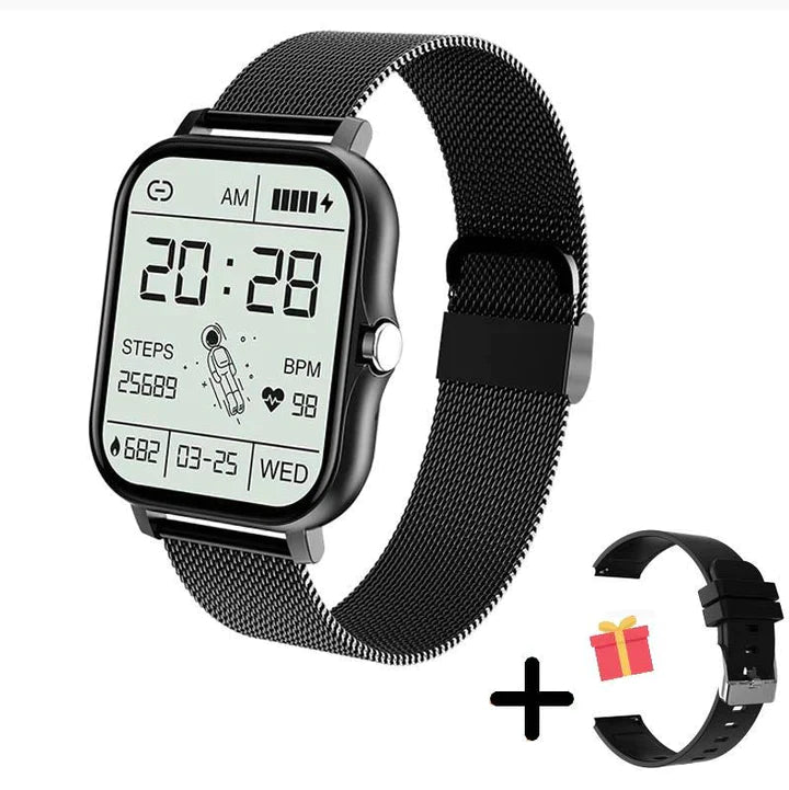 LioraTime Janes-smartwatch — slank, feminin stil, sundhedsovervågning og alarmer - Desfino