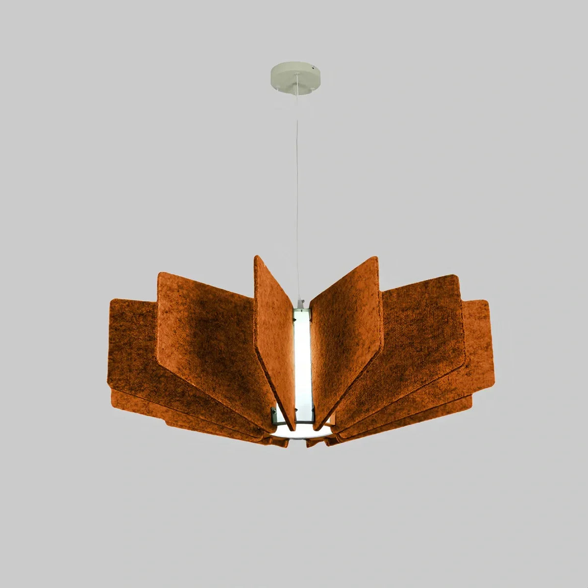 Wing Panel Acoustic Pendant Light for Living Room | Desfino