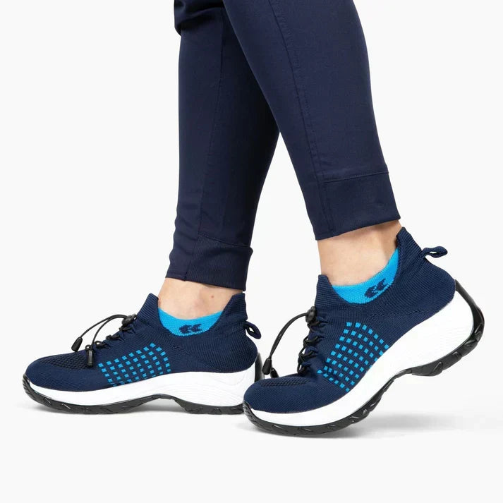 Elara orthopädische Damen-Sneaker - elastische Unterstützung, geräumige Passform - Desfino
