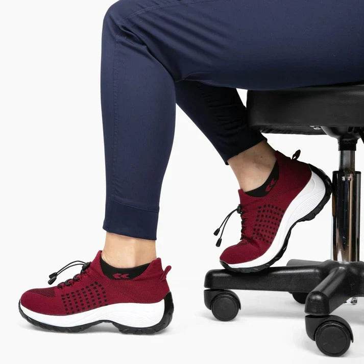 Elara orthopädische Damen-Sneaker - elastische Unterstützung, geräumige Passform - Desfino