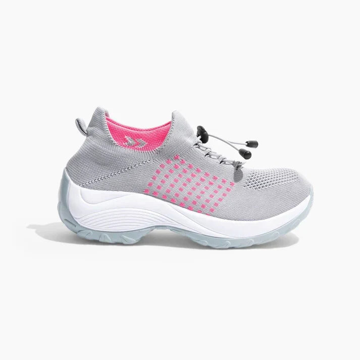 Elara orthopädische Damen-Sneaker - elastische Unterstützung, geräumige Passform - Desfino