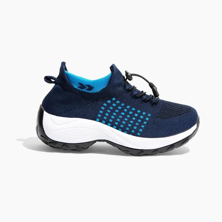 Elara orthopädische Damen-Sneaker - elastische Unterstützung, geräumige Passform - Desfino