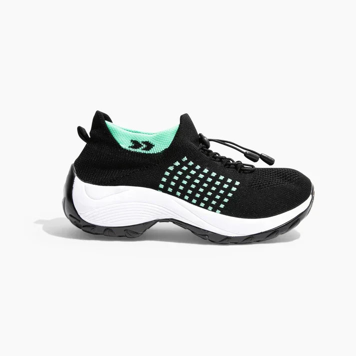 Elara orthopädische Damen-Sneaker - elastische Unterstützung, geräumige Passform - Desfino