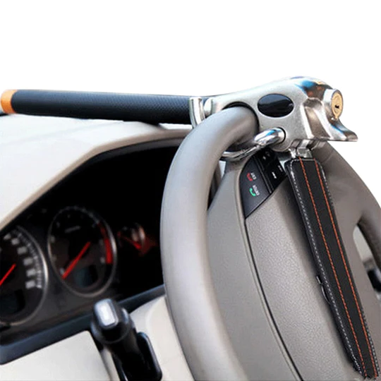 מנעול גלגלים QuellGuard WheelLock Pro — מנעול אבטחה נגד גניבה להגה - Desfino