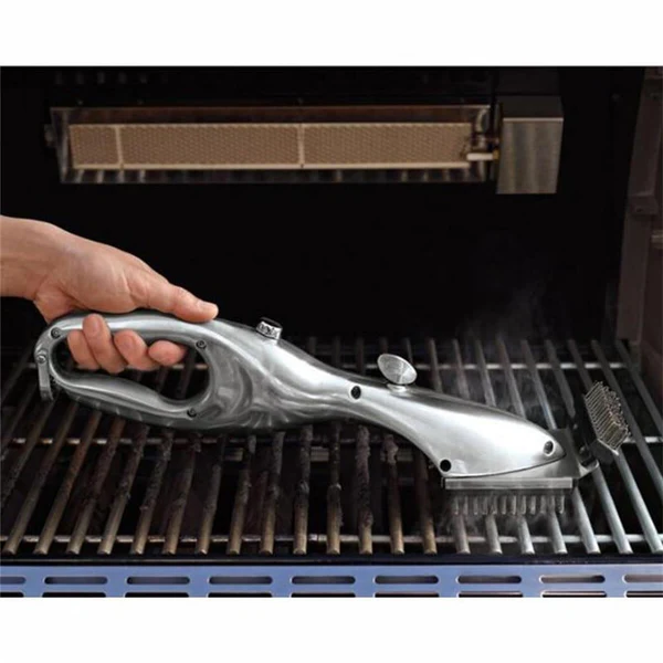 GrillEase Steam-Powered Grill Brush — Ergonomic, Dishwasher-Safe - Desfino